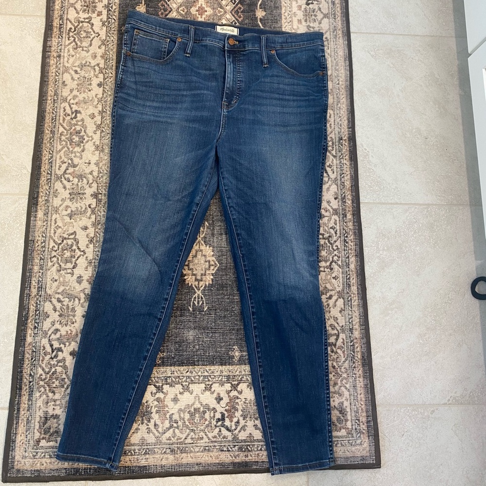 Madewell 10in high rise skinny Tencel size 34